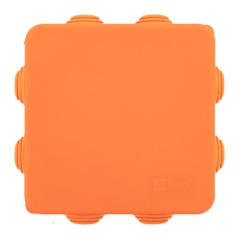 Коробка огнестойкая E45 85х85х40мм IP55 с клеммниками 5 полюсов 0.5-10кв.мм HF EKF plc-kmfr-85-510