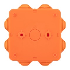 Коробка огнестойкая E45 85х85х40мм IP55 с клеммниками 5 полюсов 0.5-10кв.мм HF EKF plc-kmfr-85-510