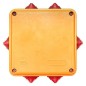 Коробка огнестойкая 100х100х50мм IP55 3 двойных клеммника 1.5-2.5кв.мм EKF plc-kmrf-100-6-02