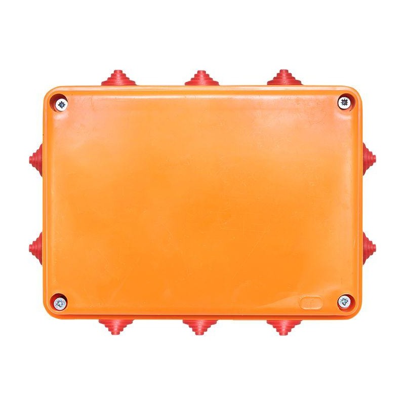 Коробка огнестойкая 190х140х70мм IP55 5 двойных клеммников 1.5-10кв.мм EKF plc-kmrf-190-10-10