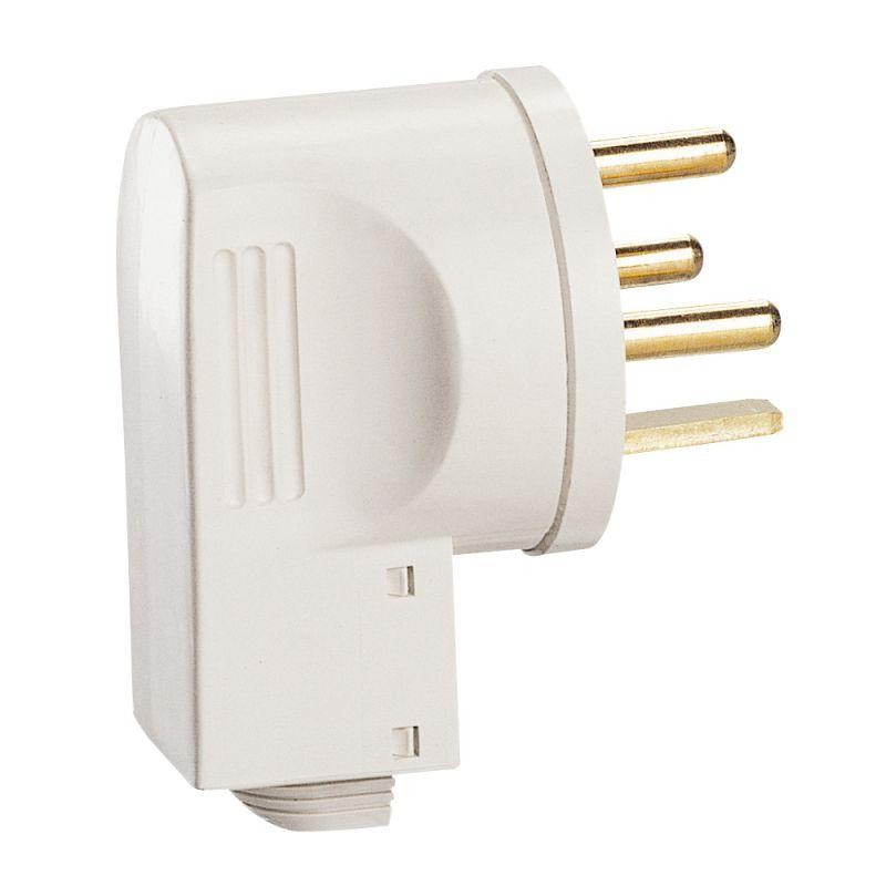 Вилка электрич. 20А 3P+E 380W IP44 сл. кость Leg 055155 Вилка электрич. 20А 3P+E 380W IP44 сл. кость Leg 055155