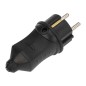 Вилка прямая влагозащ. 16А IP44 230В 2P+PE каучук черн. PROCONNECT 111-001-4 Вилка прямая влагозащ. 16А IP44 230В 2P+PE каучук черн. PROCONNECT 111-001-4
