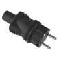 Вилка каучуковая прямая с/з 16А 230В IP44 черн. Duwi 27454 4 Вилка каучуковая прямая с/з 16А 230В IP44 черн. Duwi 27454 4