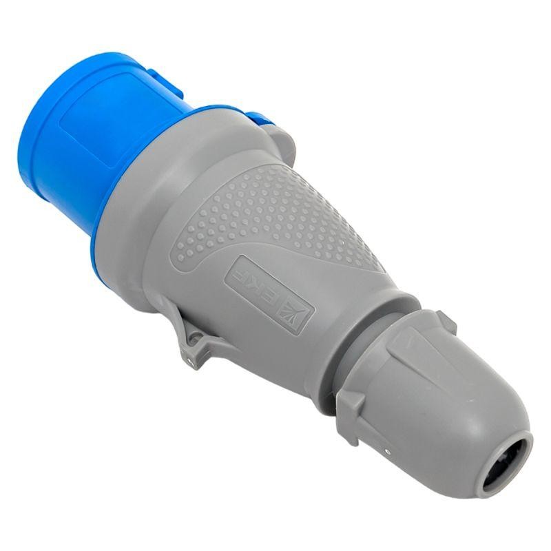 Вилка переносная 013 2Р+РЕ 16А 220В IP44 PROxima EKF ps-013-16-220-PRO Вилка переносная 013 2Р+РЕ 16А 220В IP44 PROxima EKF ps-013-16-220-PRO