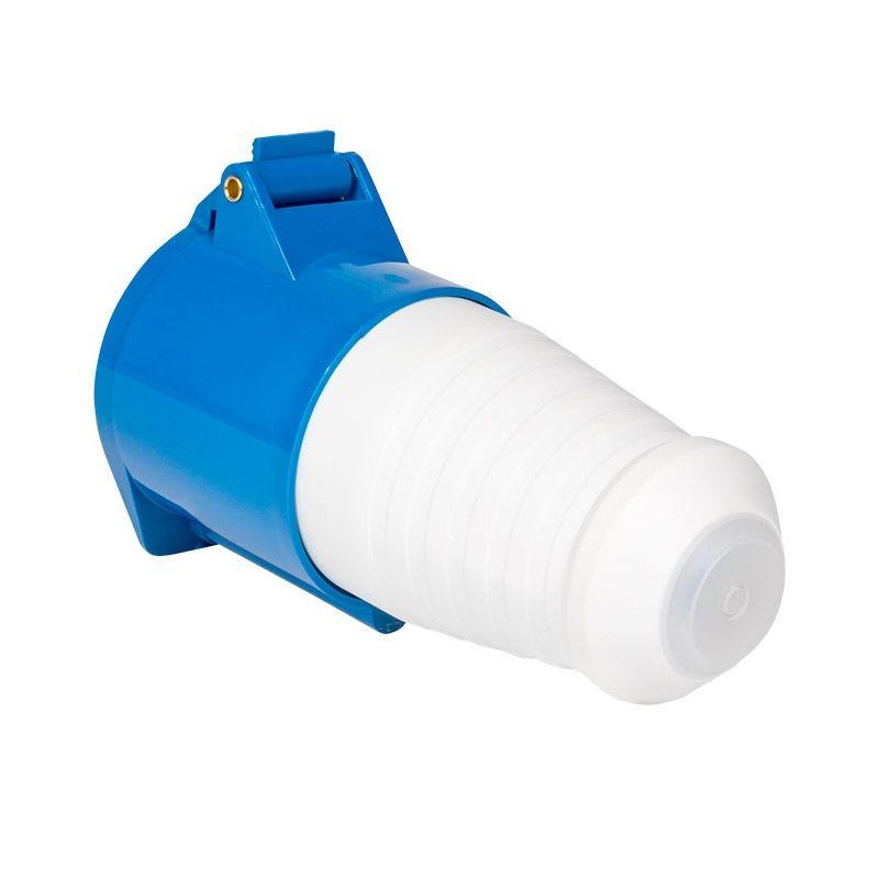 Розетка кабельная 16А 220В 2P+РЕ IP44 (213) EKF ps-213-16-220 Розетка кабельная 16А 220В 2P+РЕ IP44 (213) EKF ps-213-16-220