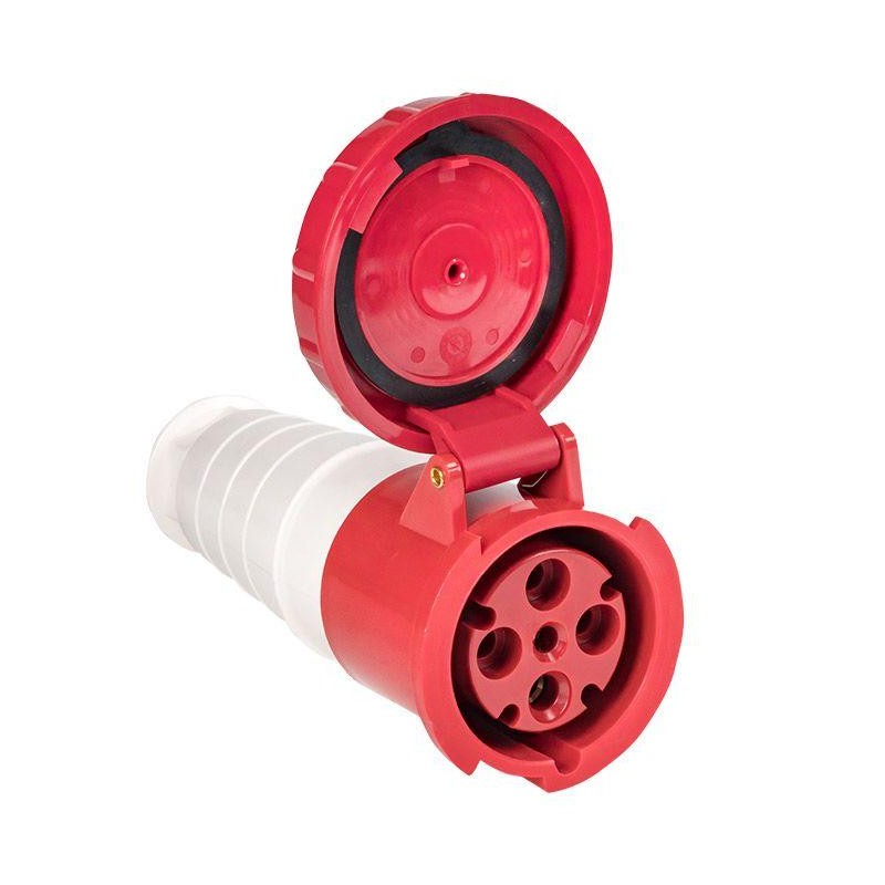 Розетка кабельная 63А 380В 3P+РЕ IP67 (234) EKF ps-234-63-380 Розетка кабельная 63А 380В 3P+РЕ IP67 (234) EKF ps-234-63-380