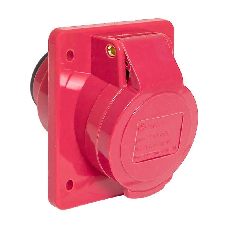 Розетка скрыт. уст. 16А 380В 3P+РЕ IP44 (414) EKF ps-414-16-380