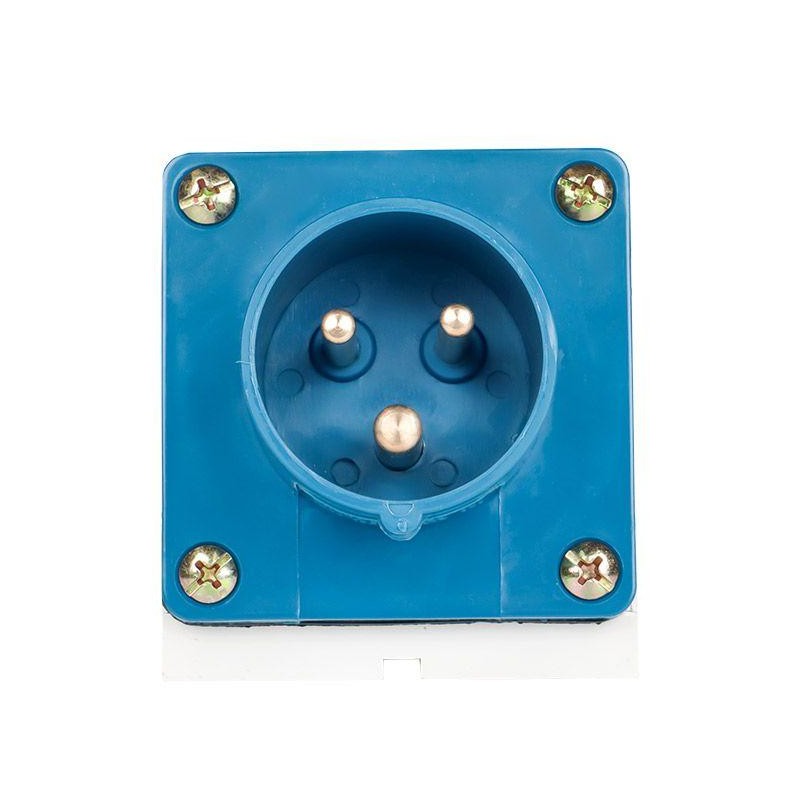 Вилка стационарная 513 16А 2P+PE 220В IP44 EKF ps-513-16-220