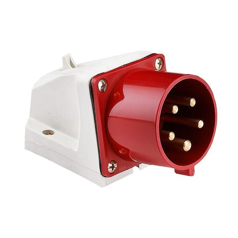 Вилка стационарная 525 32А 3P+PE+N 380В IP44 EKF ps-525-32-380