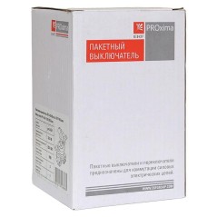 Выключатель пакетный 1-кл. 63А IP00 ПВ3-63 М3 исп.1 черн. EKF pv-3-63-1