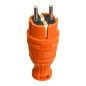 Вилка прямая с заземл. IP44 каучук оранж. TOKOV TKE-C10-KV-Z Вилка прямая с заземл. IP44 каучук оранж. TOKOV TKE-C10-KV-Z