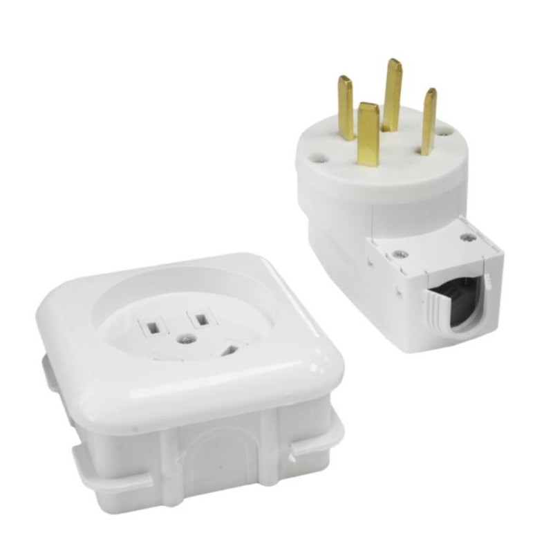 Разъем СП РШ-ВШ (вилка + розетка) 32А 440В бел. Bylectrica РС32-004/В32-003 Разъем СП РШ-ВШ (вилка + розетка) 32А 440В бел. Bylectrica РС32-004/В32-003
