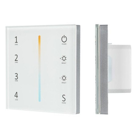 Панель Sens SMART-P38-MIX White (230В 4 зоны 2.4G) (IP20 пластик) Arlight 027118