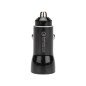 Автозарядка в прикуриватель АЗУ USB-A (QC 3.0)+USB-C (PD) 38Вт черн. Rexant 18-1200 Автозарядка в прикуриватель АЗУ USB-A (QC 3.0)+USB-C (PD) 38Вт черн. Rexant 18-1200