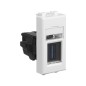 Розетка USB 3.0 1мод. Avanti "Белое облако" тип А-А модульная DKC 4400301 Розетка USB 3.0 1мод. Avanti "Белое облако" тип А-А модульная DKC 4400301