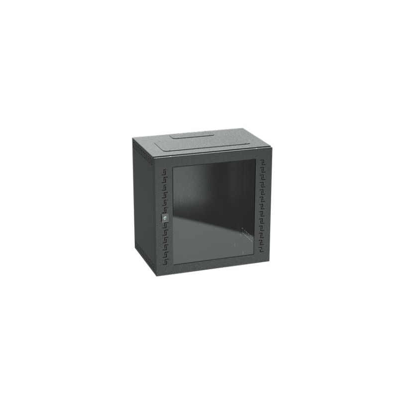 Шкаф телекоммуникационный навесной 9U 500х600х400 дверь стекло RAL9005 DKC R5STI0940GSB