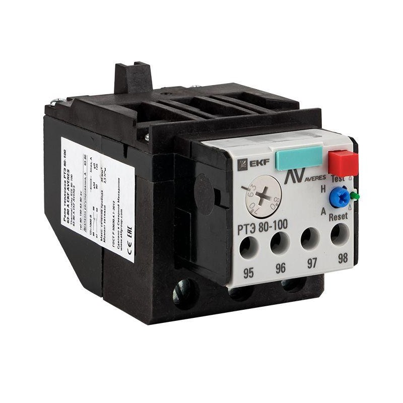 Реле тепловое РТЭ 80-100 20-32А EKF AVERES rel-80-100-20-32-av