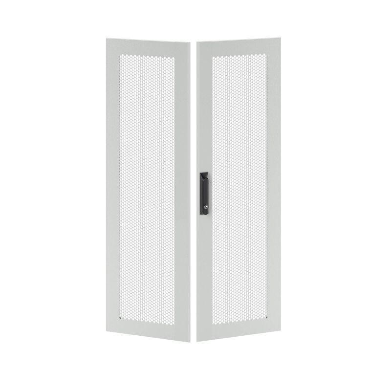 Дверь перфорированная двухстворчатая для IT-CQE 2200х800 RAL7035 DKC RGITCPMD2280 Дверь перфорированная двухстворчатая для IT-CQE 2200х800 RAL7035 DKC RGITCPMD2280