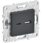 Розетка USB A+C 18Вт SKANDY SK-R13T титан IEK SK-U22-018-K48