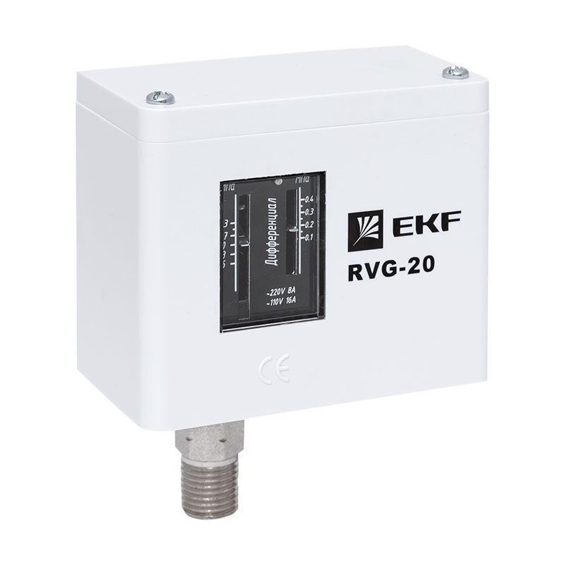 Реле избыточного давления RVG-20-1.6 (1.6МПа) EKF RVG-20-1.6 Реле избыточного давления RVG-20-1.6 (1.6МПа) EKF RVG-20-1.6