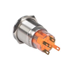 Кнопка S-Pro67 19мм с фикс. с красн. подсветкой 230В PROxima EKF s-pro67-211