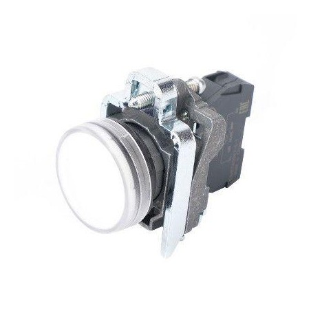 Лампа светосигнальная d22мм 230-240В AC бел. в сборе SE SB4BVM1
