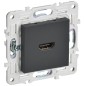 Розетка HDMI SKANDY SK-H01G графит IEK SK-H10-K53