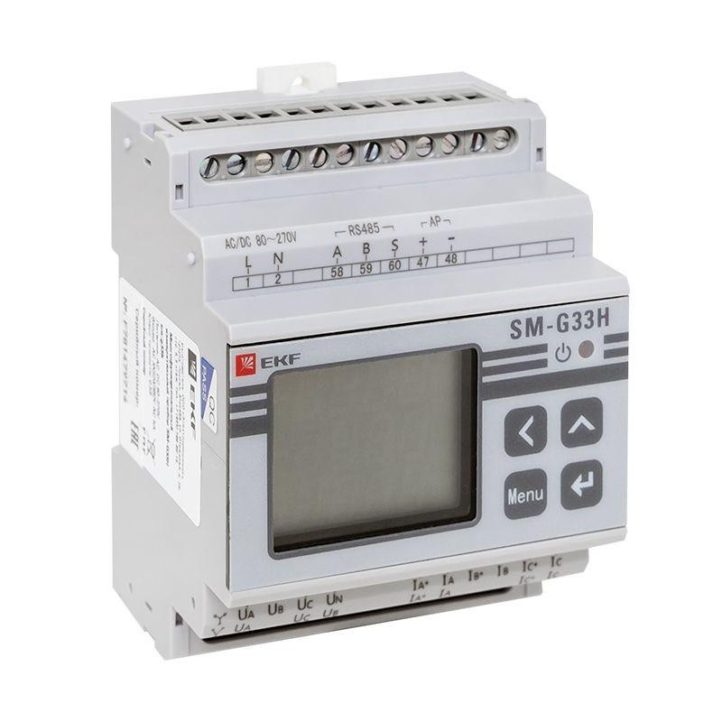 Прибор измерительный многофункциональный G33H на DIN-рейку ЖКИ PROxima EKF sm-g33h Прибор измерительный многофункциональный G33H на DIN-рейку ЖКИ PROxima EKF sm-g33h