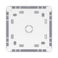 Коробка распределительная 110х110х55мм для кабель-канала DKC 01869 Коробка распределительная 110х110х55мм для кабель-канала DKC 01869