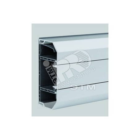 Кабель-канал 130х55мм K45 1 секция (дл.2м) алюм. Simon Connect TK01103-8
