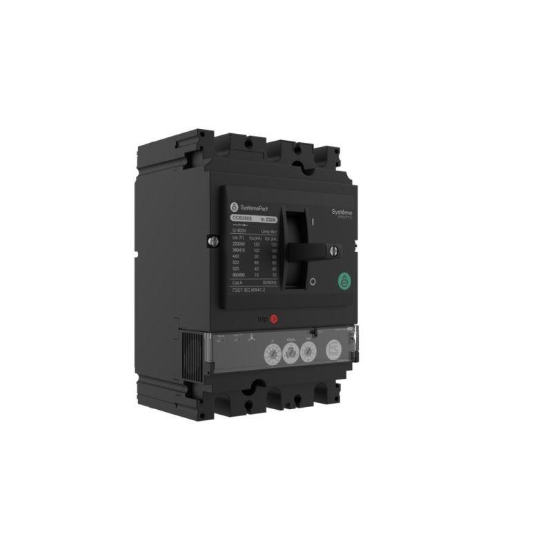 Выключатель автоматический SYSTEMEPACT CCB100 150кА S2.2M 3P3D 50А рычаг SE SPC100L05022M3DF Выключатель автоматический SYSTEMEPACT CCB100 150кА S2.2M 3P3D 50А рычаг SE SPC100L05022M3DF