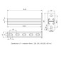Консоль STRUT двойная 41х21 L450 сталь HDZ гор. оцинк. EKF stkd412145-HDZ Консоль STRUT двойная 41х21 L450 сталь HDZ гор. оцинк. EKF stkd412145-HDZ