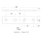 Пластина STRUT 4 отверстия HDZ EKF stp4-HDZ