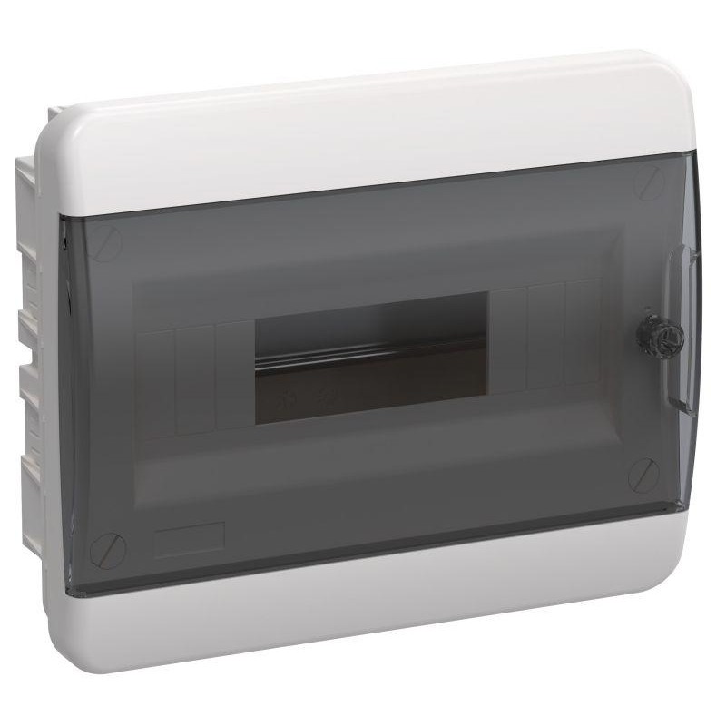 Корпус пластиковый ЩРВ-П-12 IP41 черн. прозр. дверь TEKFOR IEK TF5-KP12-V-12-41-K01-K03