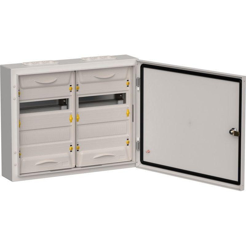 Корпус металлический ЩРн-48 (2х24) 460х570х140 IP54 сер. TITAN 5 IEK TI5-50-N-2X024-54-7035 Корпус металлический ЩРн-48 (2х24) 460х570х140 IP54 сер. TITAN 5 IEK TI5-50-N-2X024-54-7035