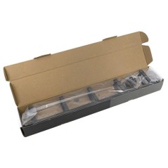 Органайзер кабельный TERACOM PRO 1U с 5 пластиковыми кольцами черн. EKF TRP-1CO-5R-PL-BK