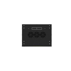 Шкаф настенный 19дюйм TERACOM PRO 9U 600х450мм дверь стеклянная с замком-ручкой черн. EKF TRP-WLL-0964-40B