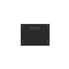 Шкаф настенный 19дюйм TERACOM PRO 9U 600х450мм дверь стеклянная с замком-ручкой черн. EKF TRP-WLL-0964-40B