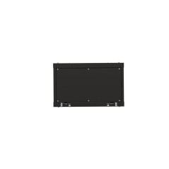 Шкаф настенный 19дюйм TERACOM PRO 9U 600х450мм дверь стеклянная с замком-ручкой черн. EKF TRP-WLL-0964-40B