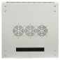 Шкаф настенный 19дюйм TERACOM PRO 12U 600х450мм дверь стеклянная с замком-ручкой сер. EKF TRP-WLL-1264-40G
