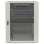 Шкаф настенный 19дюйм TERACOM PRO 15U 600600мм дверь стеклянная с замком-ручкой сер. EKF TRP-WLL-1566-40G