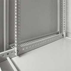 Шкаф настенный 19дюйм TERACOM PRO 15U 600600мм дверь стеклянная с замком-ручкой сер. EKF TRP-WLL-1566-40G