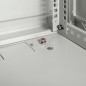 Шкаф настенный 19дюйм TERACOM PRO 15U 600600мм дверь стеклянная с замком-ручкой сер. EKF TRP-WLL-1566-40G