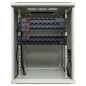 Шкаф настенный 19дюйм TERACOM PRO 15U 600600мм дверь стеклянная с замком-ручкой сер. EKF TRP-WLL-1566-40G