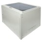 Шкаф настенный 19дюйм TERACOM PRO 15U 600600мм дверь стеклянная с замком-ручкой сер. EKF TRP-WLL-1566-40G