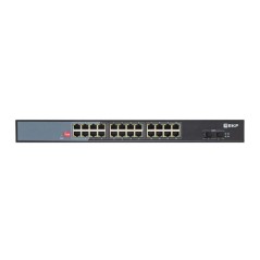 Коммутатор неуправляемый промышленный U-2GX/SFP-24GTP-R 2 порта 1000Base-X SFP 24 порта 10/100/1000Base-T(X) RJ45 c PoE монтаж в