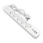 Удлинитель 5х1.5м IP20 2USB 2.4А+2type-C LUX 1.5кв.мм EKF UBA-LUX-515-TC Удлинитель 5х1.5м IP20 2USB 2.4А+2type-C LUX 1.5кв.мм EKF UBA-LUX-515-TC