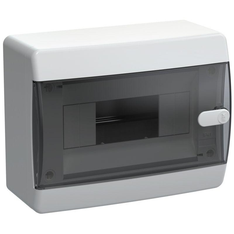 Корпус пластиковый ЩРН-П-8 IP41 черн. прозр. дверь UNION Compact IEK UIC-KP12-N-08-41-K01 Корпус пластиковый ЩРН-П-8 IP41 черн. прозр. дверь UNION Compact IEK UIC-KP12-N-08-41-K01