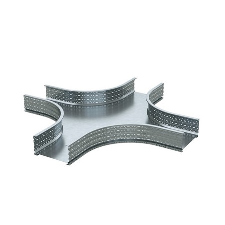 Ответвитель для лотка Х-образ. горизонт. 150х300 R-660 гор. цинк DKC USX653HDZ