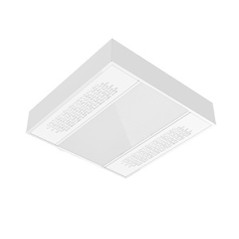 Светильник светодиодный 30Вт 4000К IP40 600х600х127 медицинский с UV-блоком накладной рассеив. призма global white bioguard мато